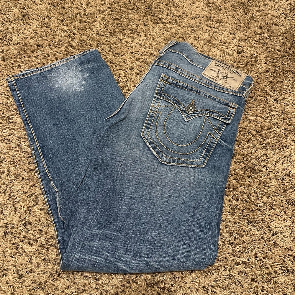 True Religion Men's Ricky Jeans size 36 EUC